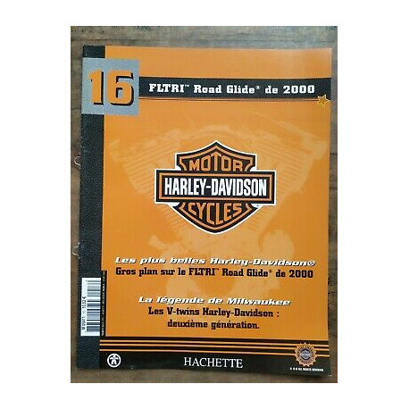 FLTRI Road Glide de 2000 harley davidson Motorcycle Nº16 hachette 2001