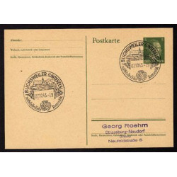 Ganzsache BUCHSWEILER Cachet Spécial 071043 WW2