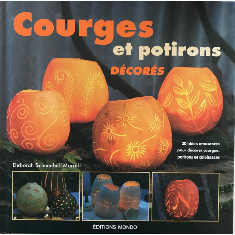 Courges et potirons décorés