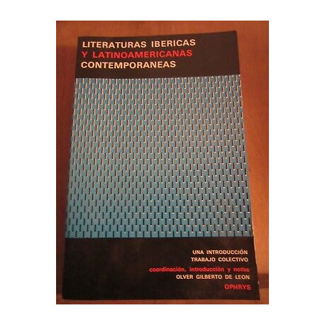 Literaturas ibericas y latinoamericanas contemporaneas