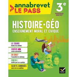 Annabrevet Le Pass - Histoire-géographie EMC 3e