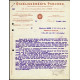 3 Factures Docs ETABLISSEMENTS PORCHER Fonderie Emaillerie Usine...