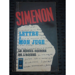 simenon LETTRE à MON JUGE PRESSES POCKET