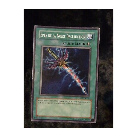 Épée de la Noire Destruction DDY-F018 Yu-Gi-Oh