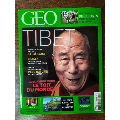 Geo Tibet Nº 464 Octobre 2017