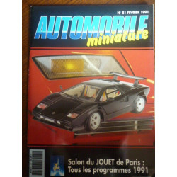 Automobile miniature n81 FEVRIER modélisme