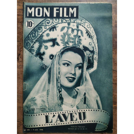 Mon Film n103 l'aveu 4 Août 1948