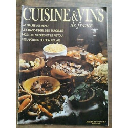 Cuisine et Vins de France Nº 372 Janvier 1982