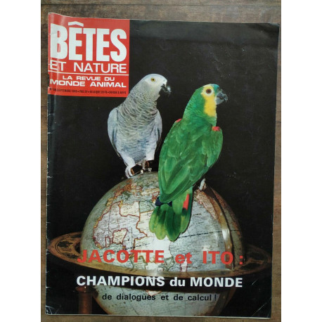 Bêtes et nature n68 Septembre 1969