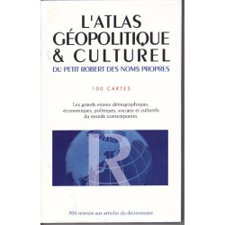 L'atlas Geopolitique Culturel.100 cartes.Les grands enjeux...