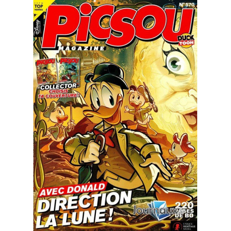 Picsou Magazine N°570 - Avec Donald - Direction La Lune