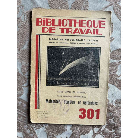 Bibliothèque de Travail n°301