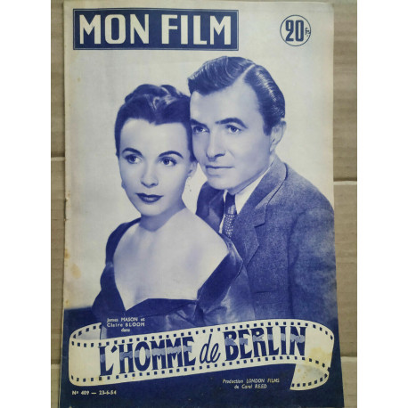 Mon Film n 409 L'homme de berlin 23 6 1954