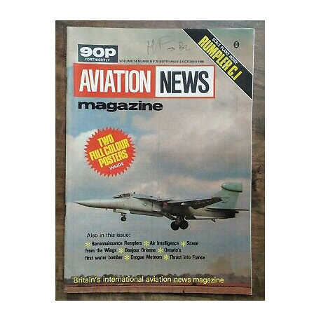 Aviation News Magazine vol 14 Nº 9 20 Septembre 3 Octobre 1985