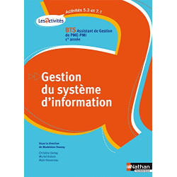 Activités 5.3 et 7.1 - Gestion du système d'information