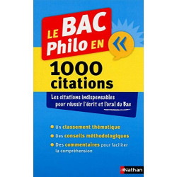 Le BAC Philo en 1000 citations