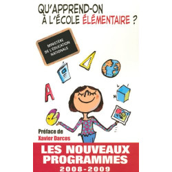 Ecole élémentaire : Les nouveaux programmes