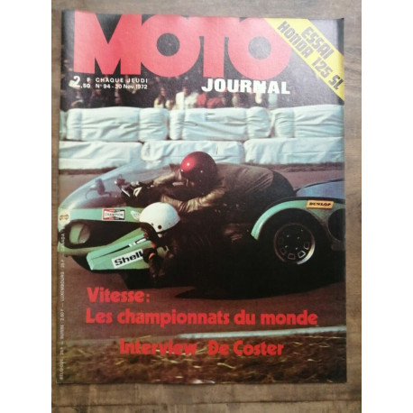 Moto journal Nº 94 30 Novembre 1972