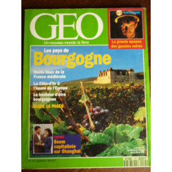 Géo n175 Les Pays de bourgogne Septembre 1993