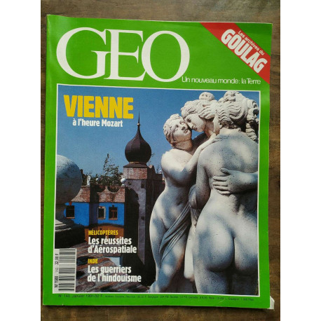 Magazine GEO n143 Janvier 1991