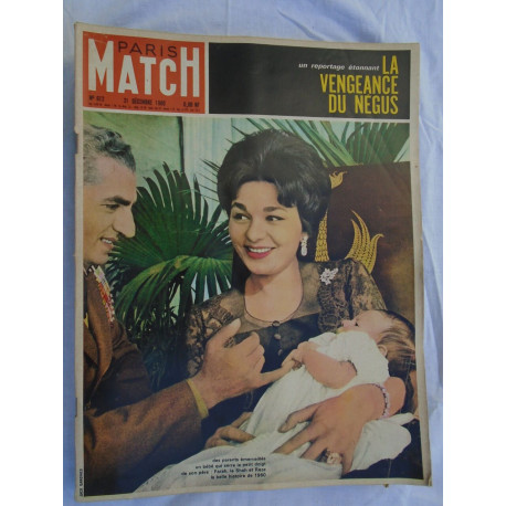 Magazine Paris Match - 612 - decembre 1960 - La Vengeance Du Négus