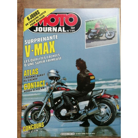 Moto Journal Nº 749 15 Mai 1986