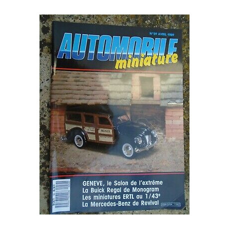 Automobile Miniature n 59 Avril 1989