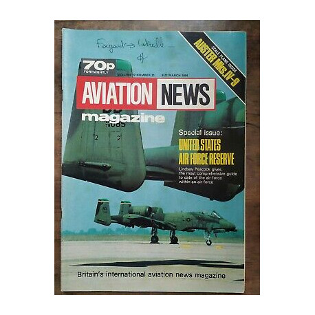 Aviation News Magazine vol 12 Nº 21 9 22 March 1984