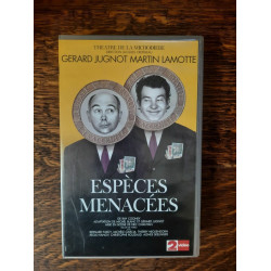 Cassette Vidéo - Espèces Menacées avec Gérard Jugnot Martin Lamotte