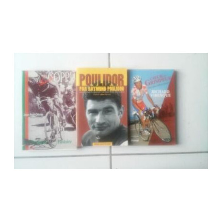 lot 3 biographies COUREURS CYCLISTES Fausto coppi poulidor Richard...