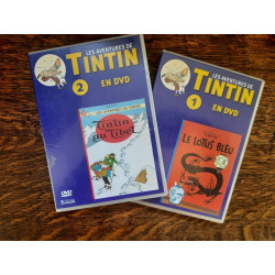 DVD - Les Aventures de Tintin 1 2 Lotus Bleu Tintin au Tibet