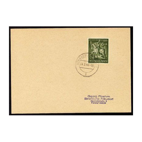 Allemagne n 779 Yv. cachet STRASSBURG Timbre Allemand Strasbourg...