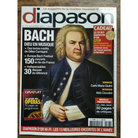 diapason Le Magazine de la Musique Classique et de la hi fi Nº528...