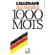 L'allemand Des Affaires En 1000