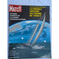 Magazine Paris Match - 1208 - juillet 1972 - Le tunnel de Verzy