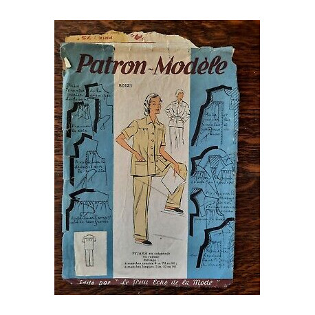 Patron-Modèle 50121 - Pyjama Mannequin 44