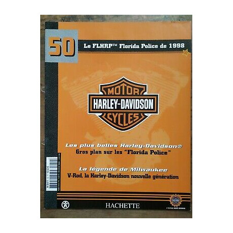 Le FLHRP Florida Police de 1998 harley davidson Motorcycle Nº50...