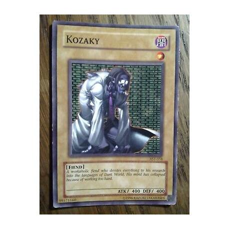 Kozaky AST-058 Yu-Gi-Oh