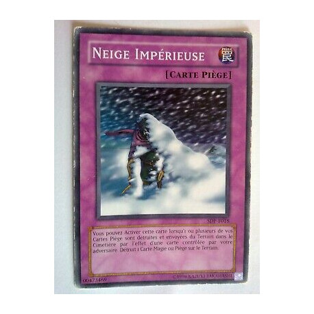 Neige Impérieuse SDP-F018 Yu-Gi-Oh