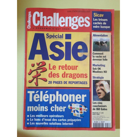 Challenges Nº146 - Spécial Asie Le Retour Des Dragons Avril 2000