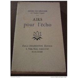 Airs pour l'écho