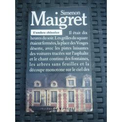 Maigret L'ombre chinoise Presses pocket 1989