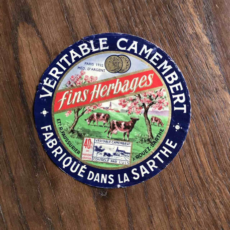 Veritable CAMEMBERT - fins Herbages