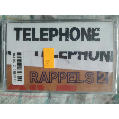 Telephone Rappels 2 Cassette Audio-K7 NEUVE SOUS BLISTER