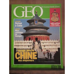 geo un nouveau monde la Terre n167 Janvier 1993 Chine des Empereurs