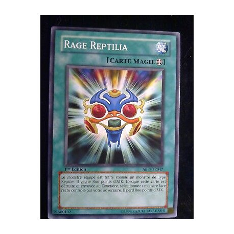 Rage Reptilia ABPF-FR047 Yu-Gi-Oh