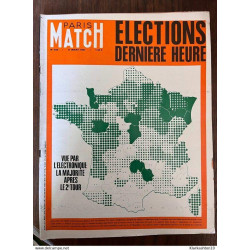 Paris Match n935 Elections derniere heure 17 Mars 1967