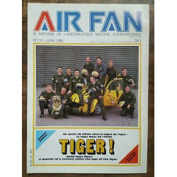 Air Fan Le Mensuel de L'aeronautique Militaire Nº 91 Juin 1986