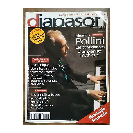 diapason Le Magazine de la Musique Classique Nº479 Mars 2001