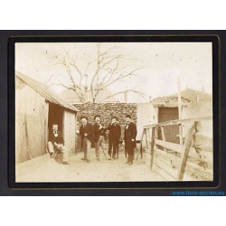 Ancienne Photo ca Professeurs jouants à la pétanque Jeu de boules